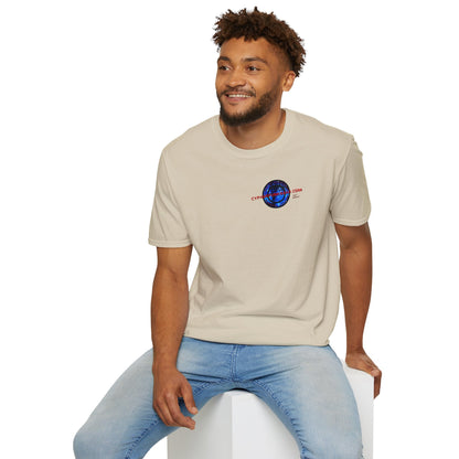 2 - sided cypherpunkgear Logo LTcolors Unisex T-Shirt by cypherpunkgear – cypherpunkgear.com | Cypherpunk Merch