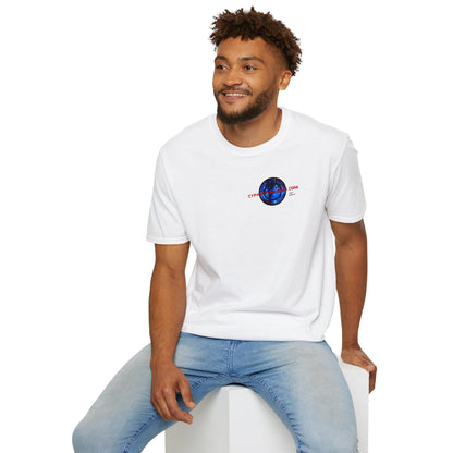 2 - sided cypherpunkgear Logo LTcolors Unisex T-Shirt by cypherpunkgear – cypherpunkgear.com | Cypherpunk Merch
