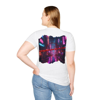 2 - sided cypherpunkgear Logo LTcolors Unisex T-Shirt by cypherpunkgear – cypherpunkgear.com | Cypherpunk Merch
