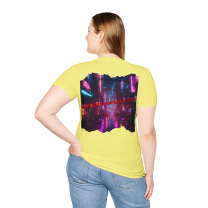 2 - sided cypherpunkgear Logo LTcolors Unisex T-Shirt by cypherpunkgear – cypherpunkgear.com | Cypherpunk Merch