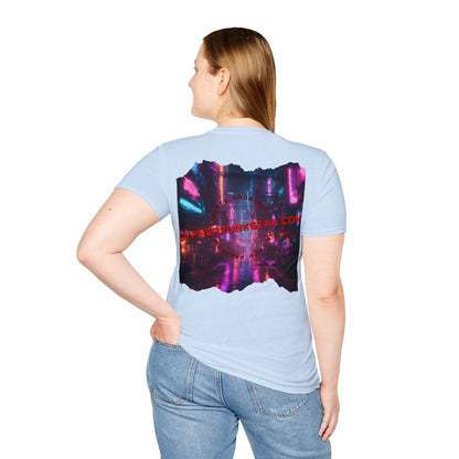 2 - sided cypherpunkgear Logo LTcolors Unisex T-Shirt by cypherpunkgear – cypherpunkgear.com | Cypherpunk Merch
