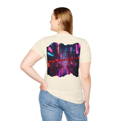 2 - sided cypherpunkgear Logo LTcolors Unisex T-Shirt by cypherpunkgear – cypherpunkgear.com | Cypherpunk Merch