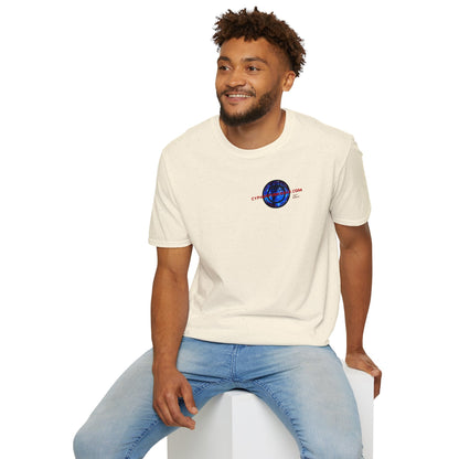 2 - sided cypherpunkgear Logo LTcolors Unisex T-Shirt by cypherpunkgear – cypherpunkgear.com | Cypherpunk Merch