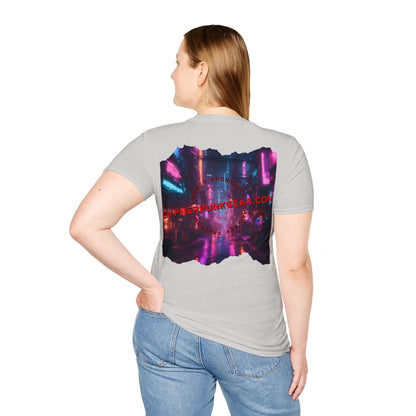 2 - sided cypherpunkgear Logo LTcolors Unisex T-Shirt by cypherpunkgear – cypherpunkgear.com | Cypherpunk Merch