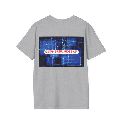 2 - sided Cypherpunkgear logo Unisex T-Shirt by cypherpunkgear – cypherpunkgear.com | Cypherpunk Merch