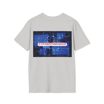 2 - sided Cypherpunkgear logo Unisex T-Shirt by cypherpunkgear – cypherpunkgear.com | Cypherpunk Merch