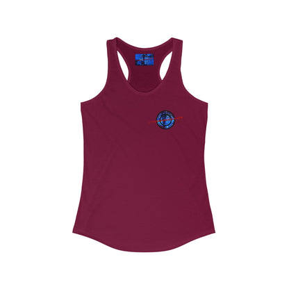 2 - sided cypherpunkgear Logo Women's Racerback Tank Top by cypherpunkgear – cypherpunkgear.com | Cypherpunk Merch