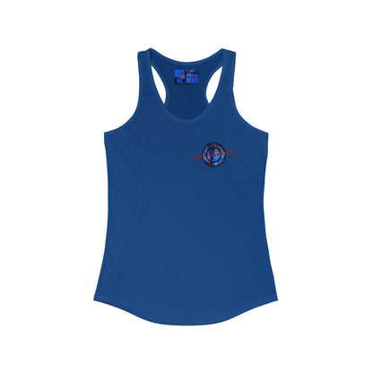 2 - sided cypherpunkgear Logo Women's Racerback Tank Top by cypherpunkgear – cypherpunkgear.com | Cypherpunk Merch