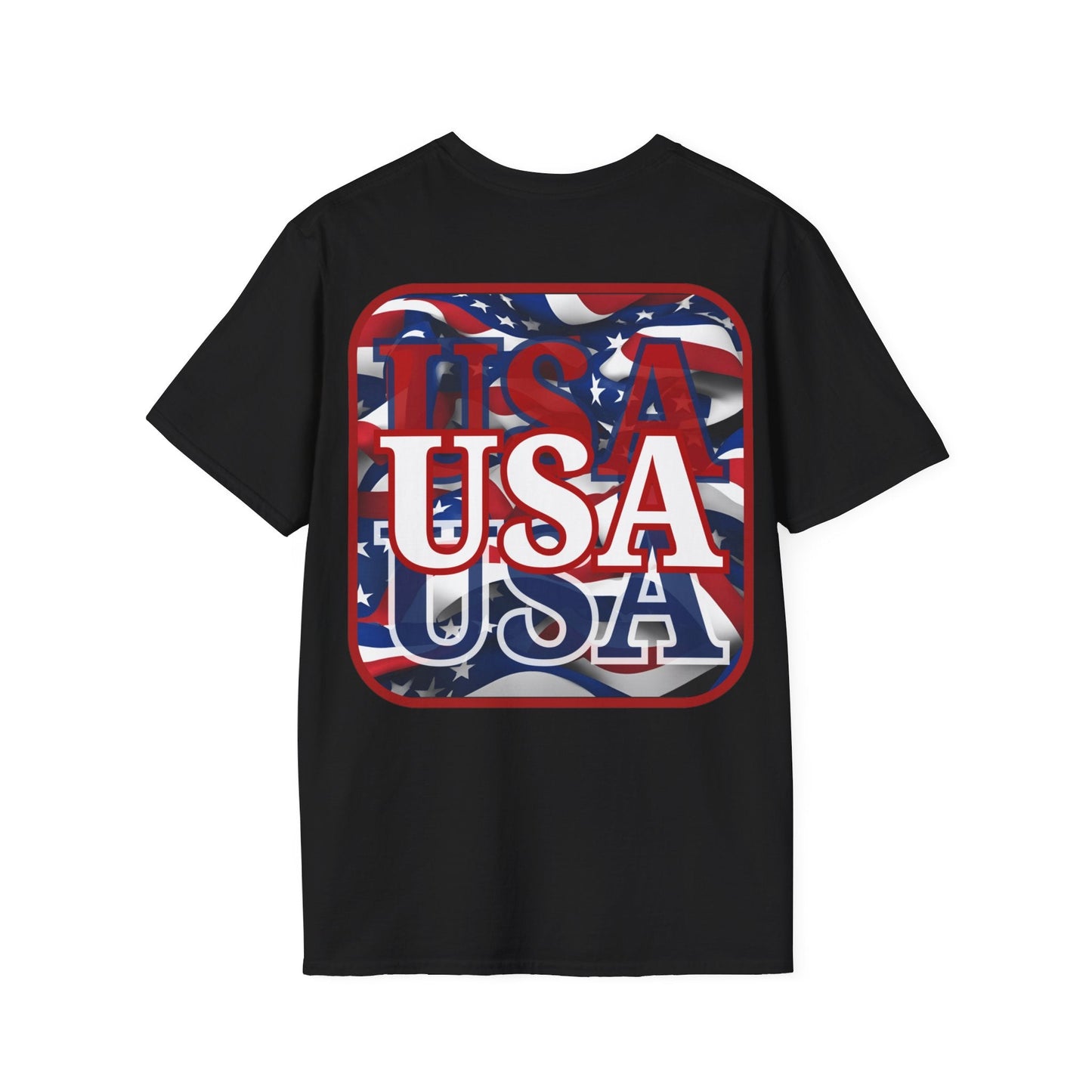 2 - sided Red WHITE and Blue USA Patriot DKcolors Unisex T-Shirt by cypherpunkgear – cypherpunkgear.com | Cypherpunk Merch