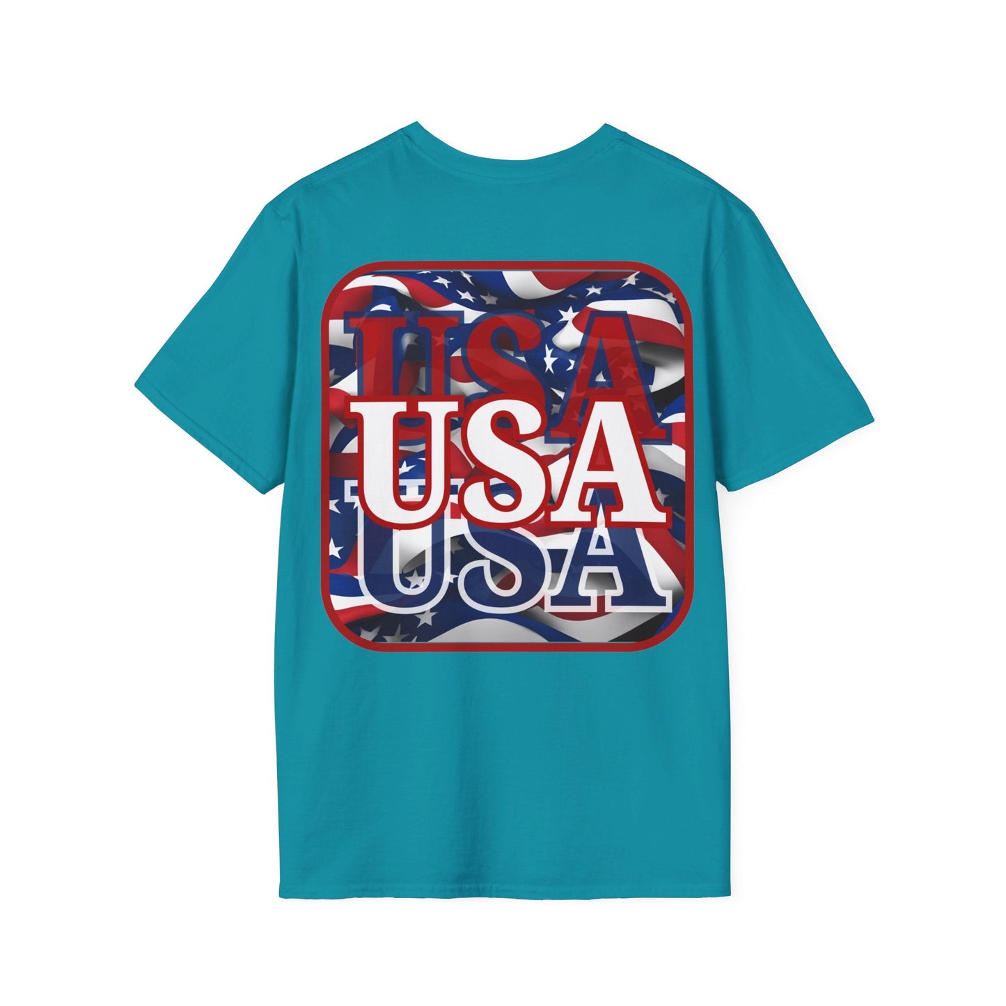2 - sided Red WHITE and Blue USA Patriot DKcolors Unisex T-Shirt by cypherpunkgear – cypherpunkgear.com | Cypherpunk Merch