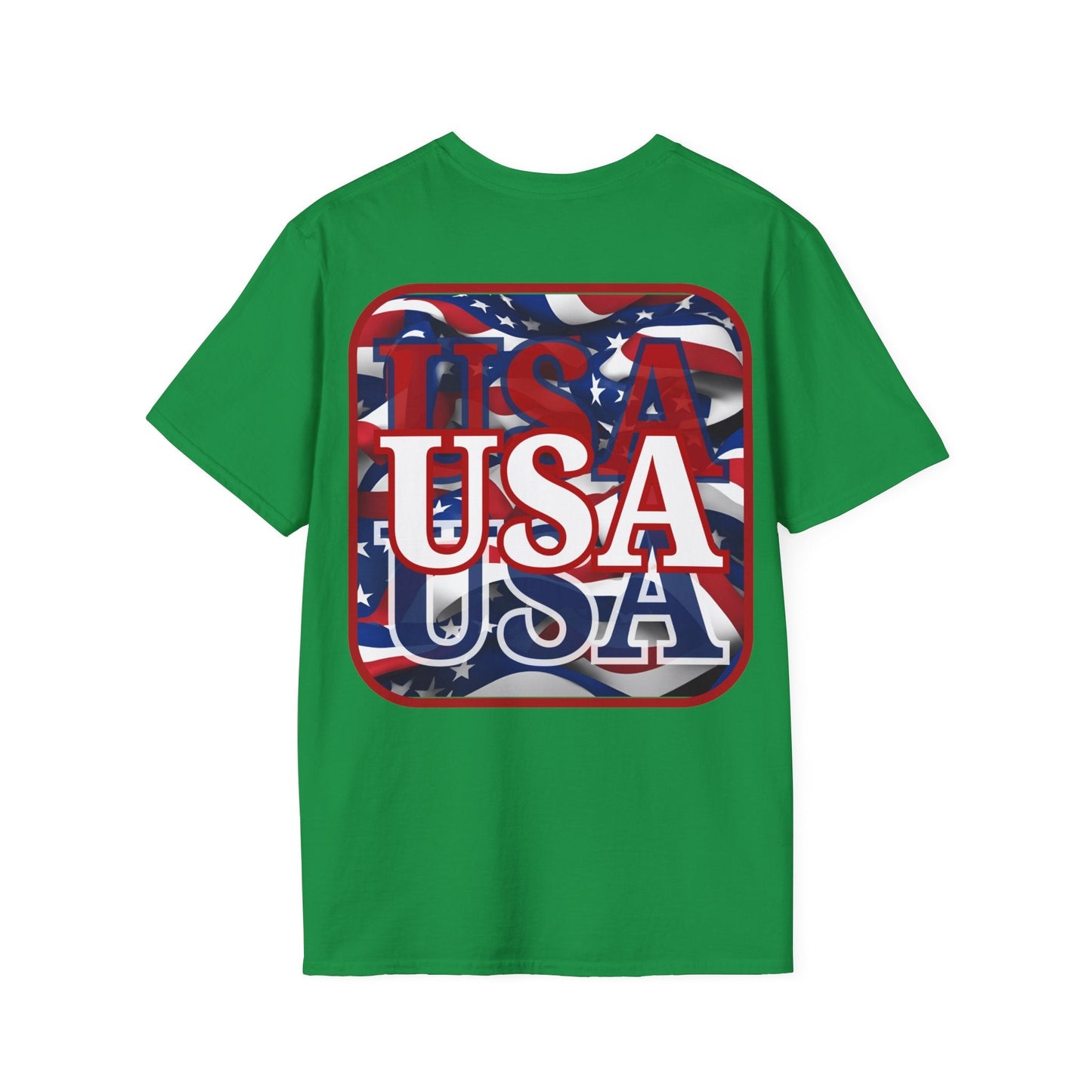 2 - sided Red WHITE and Blue USA Patriot DKcolors Unisex T-Shirt by cypherpunkgear – cypherpunkgear.com | Cypherpunk Merch