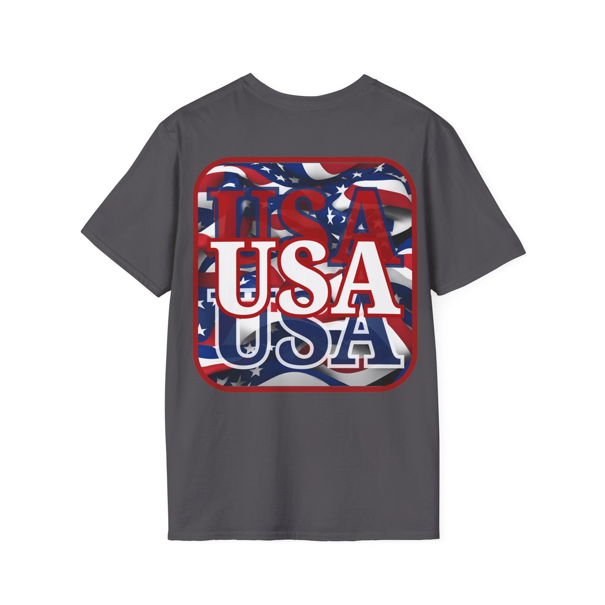 2 - sided Red WHITE and Blue USA Patriot DKcolors Unisex T-Shirt by cypherpunkgear – cypherpunkgear.com | Cypherpunk Merch