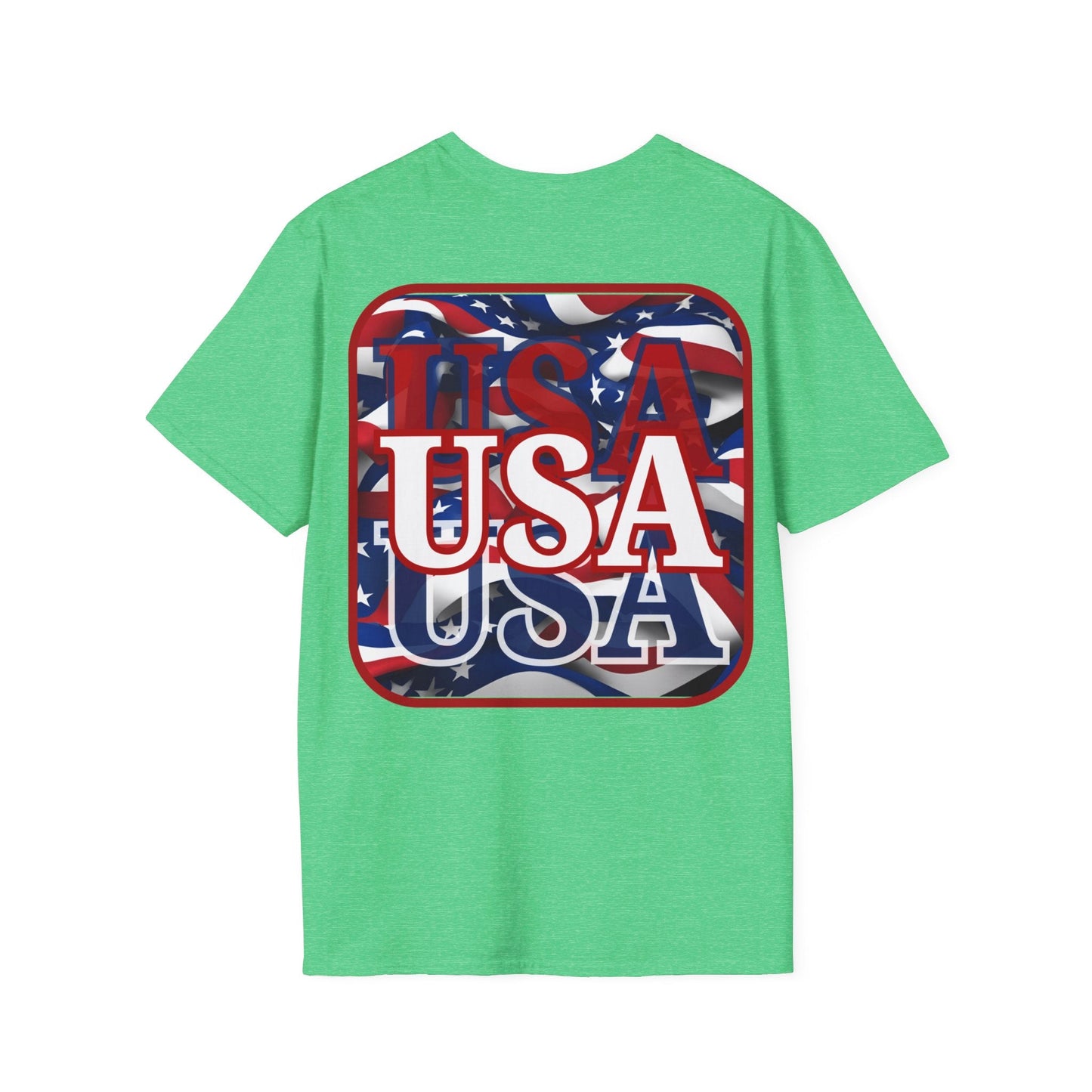 2 - sided Red WHITE and Blue USA Patriot DKcolors Unisex T-Shirt by cypherpunkgear – cypherpunkgear.com | Cypherpunk Merch