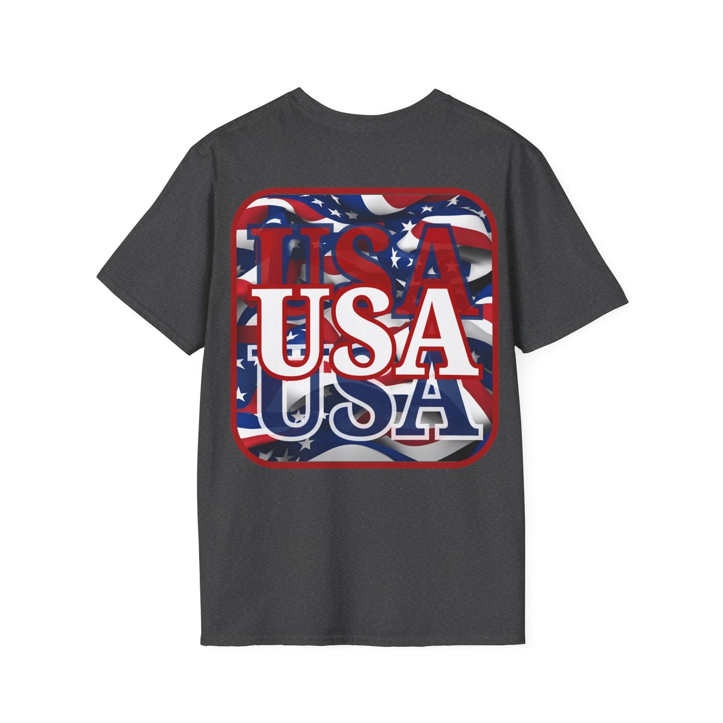 2 - sided Red WHITE and Blue USA Patriot DKcolors Unisex T-Shirt by cypherpunkgear – cypherpunkgear.com | Cypherpunk Merch