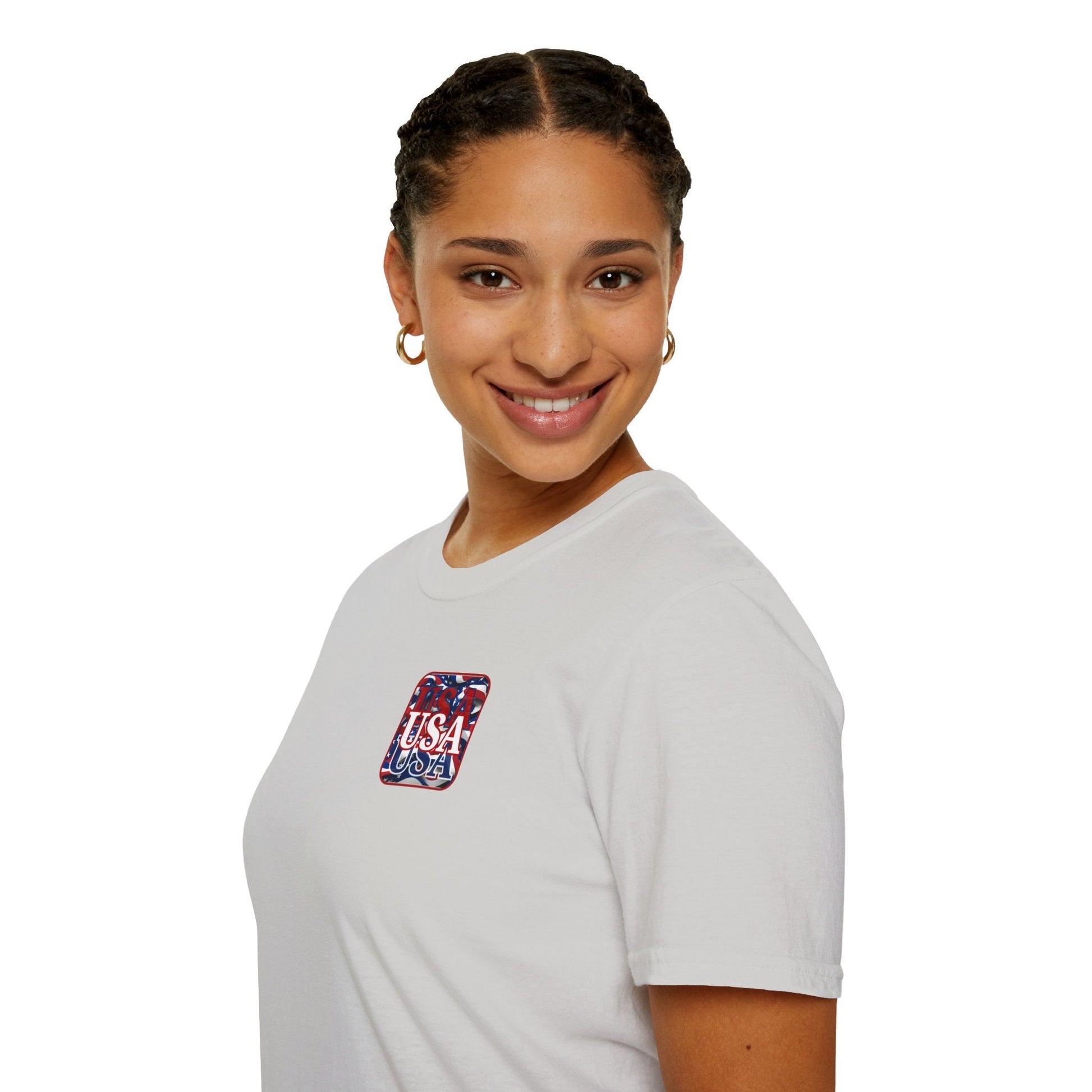 2 - sided Red WHITE and Blue USA Patriot LTcolors Unisex T-Shirt by cypherpunkgear – cypherpunkgear.com | Cypherpunk Merch