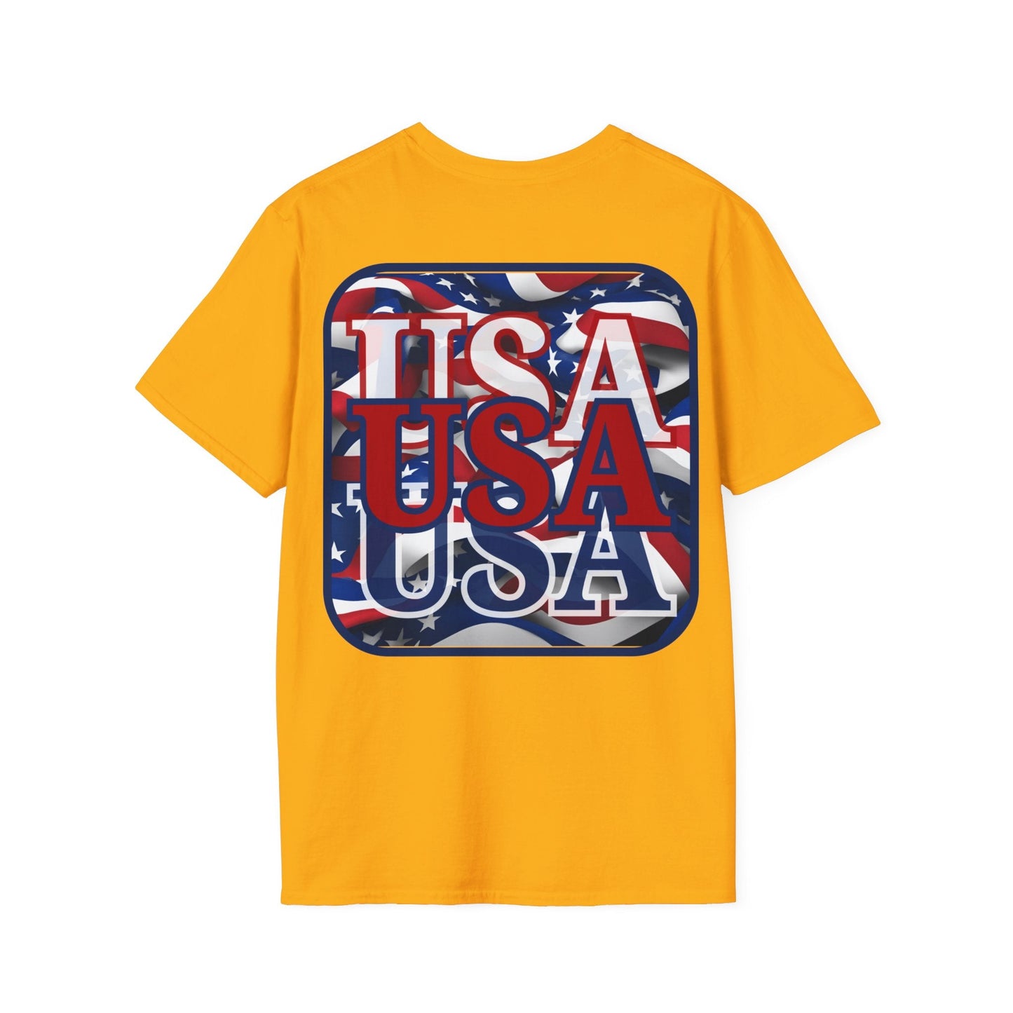 2 - sided RED White and Blue USA Patriot LTcolors Unisex T-Shirt by cypherpunkgear – cypherpunkgear.com | Cypherpunk Merch