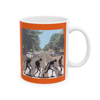 2 - sided Scabby Road Orange Mug by cypherpunkgear – cypherpunkgear.com | Cypherpunk Merch