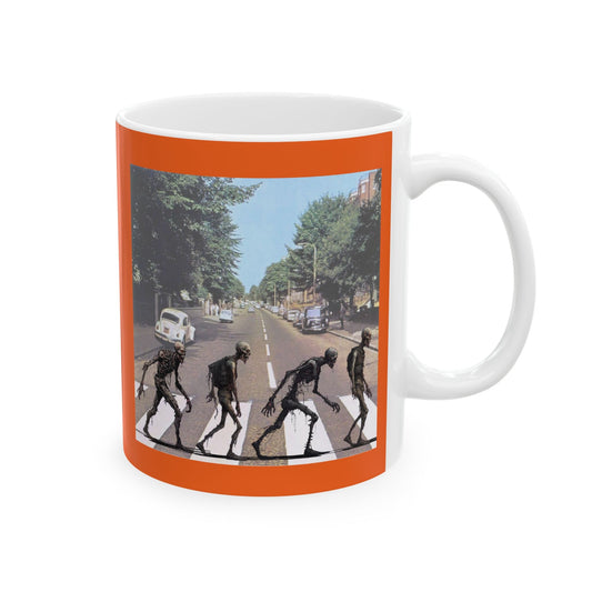2 - sided Scabby Road Orange Mug by cypherpunkgear – cypherpunkgear.com | Cypherpunk Merch