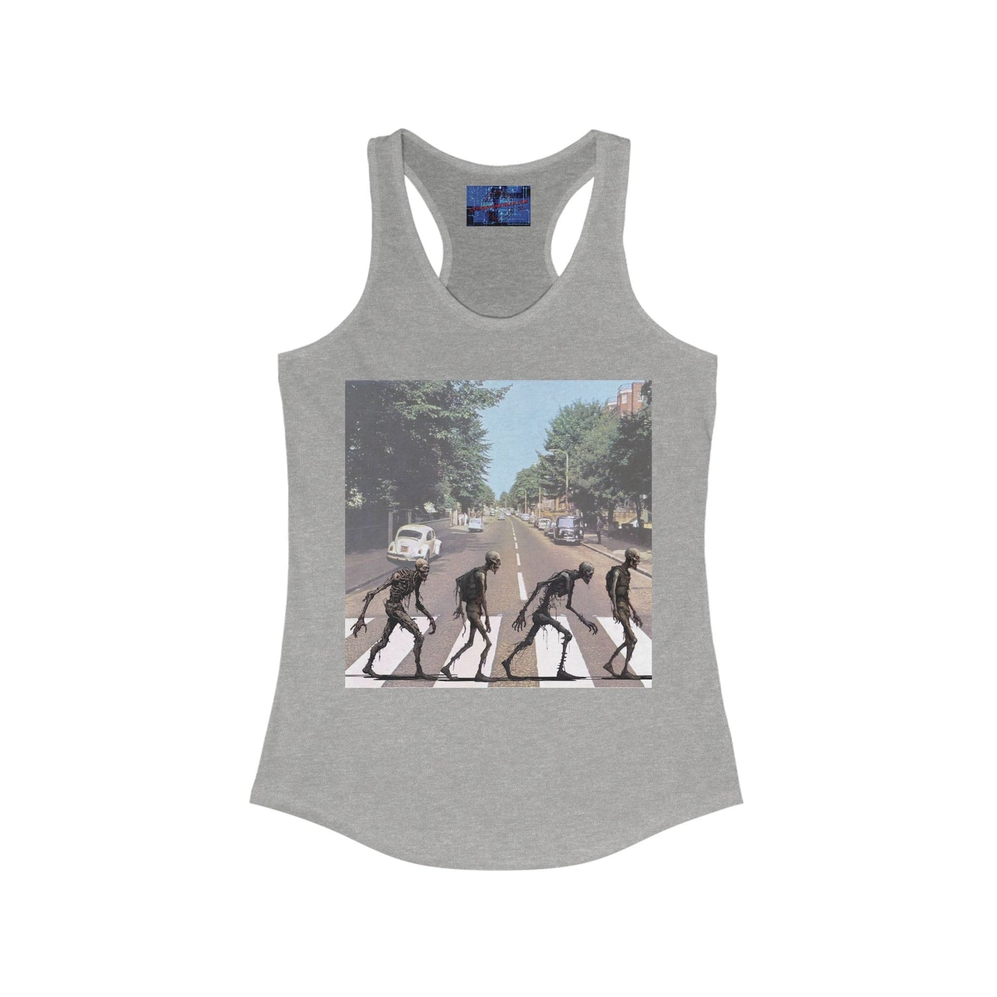 2 - sided Scabby Road Women's Racerback Tank Top by cypherpunkgear – cypherpunkgear.com | Cypherpunk Merch