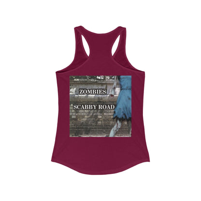 2 - sided Scabby Road Women's Racerback Tank Top by cypherpunkgear – cypherpunkgear.com | Cypherpunk Merch