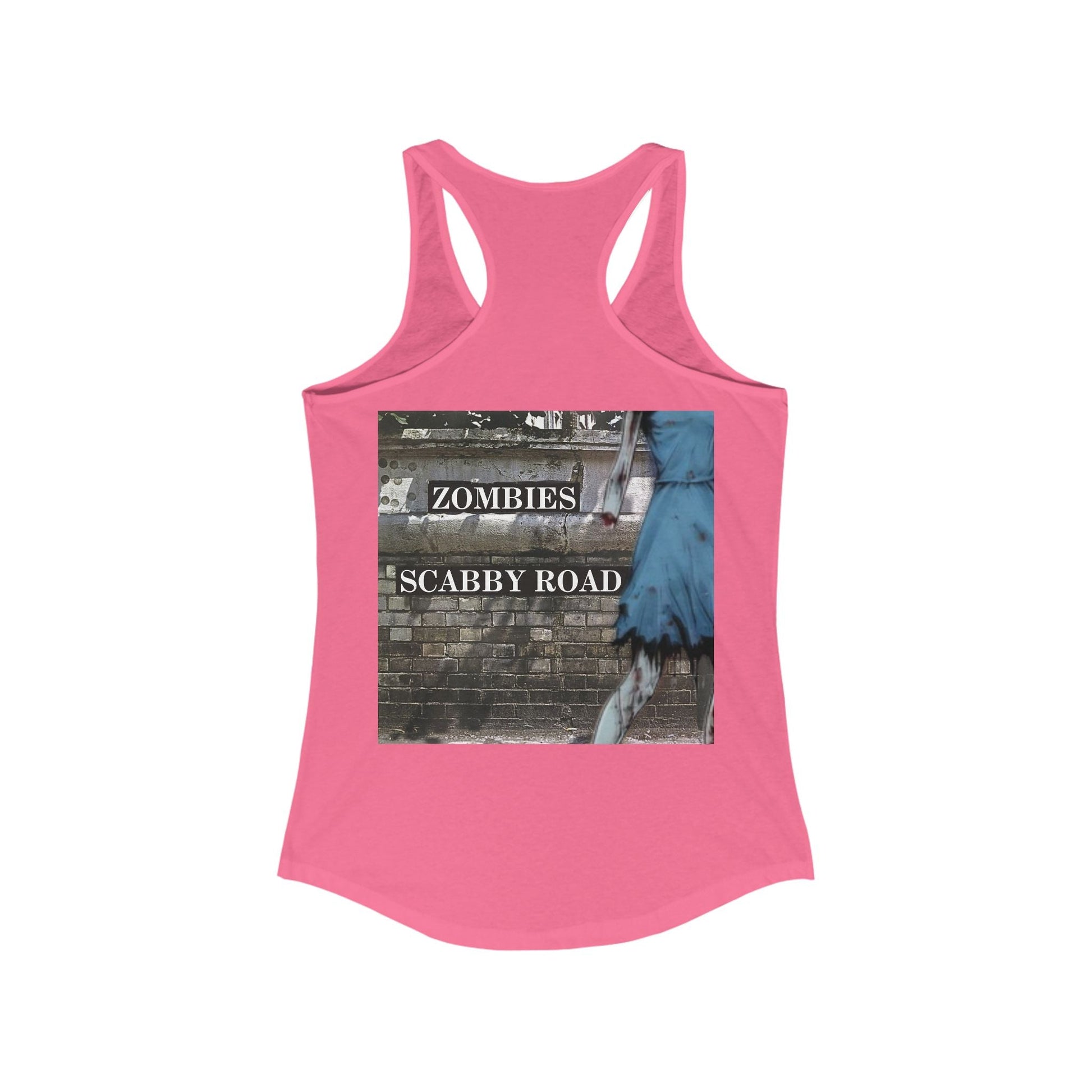 2 - sided Scabby Road Women's Racerback Tank Top by cypherpunkgear – cypherpunkgear.com | Cypherpunk Merch