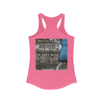 2 - sided Scabby Road Women's Racerback Tank Top by cypherpunkgear – cypherpunkgear.com | Cypherpunk Merch