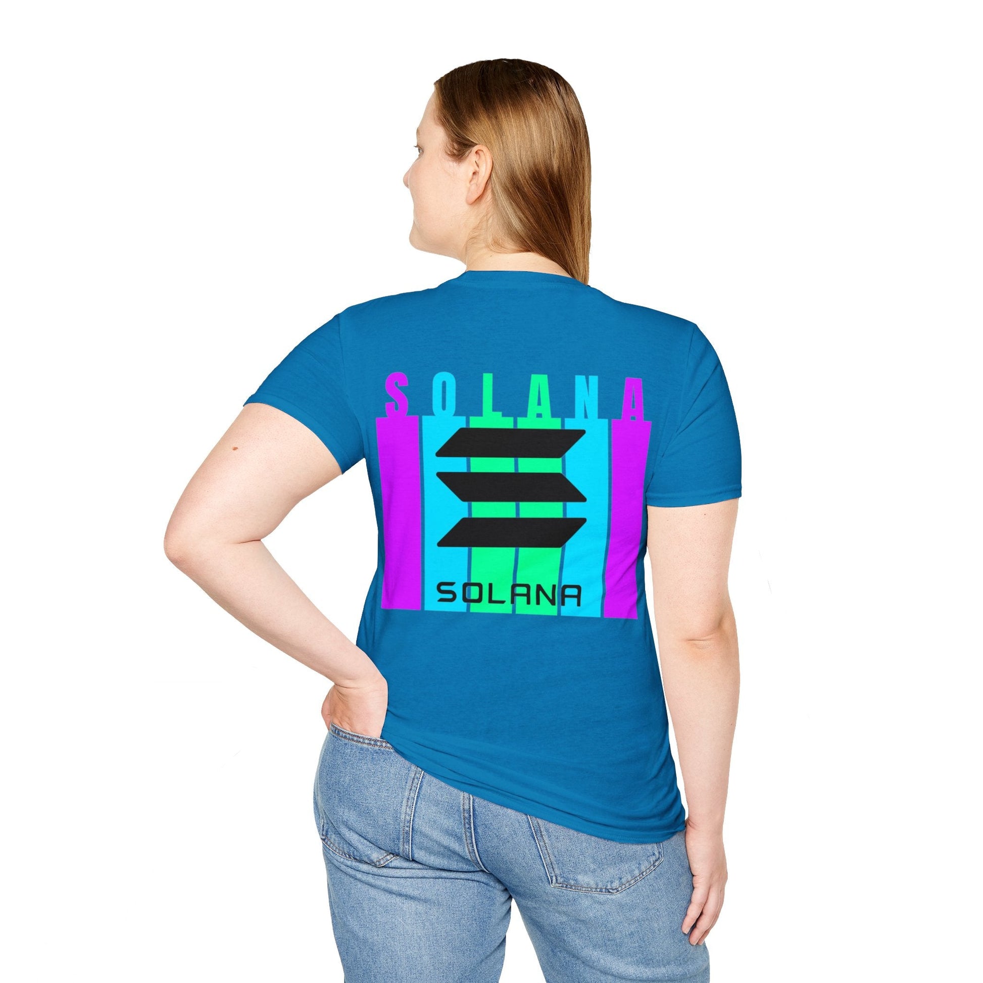 2 - sided Solana DKcolors Unisex T-Shirt by cypherpunkgear – cypherpunkgear.com | Cypherpunk Merch