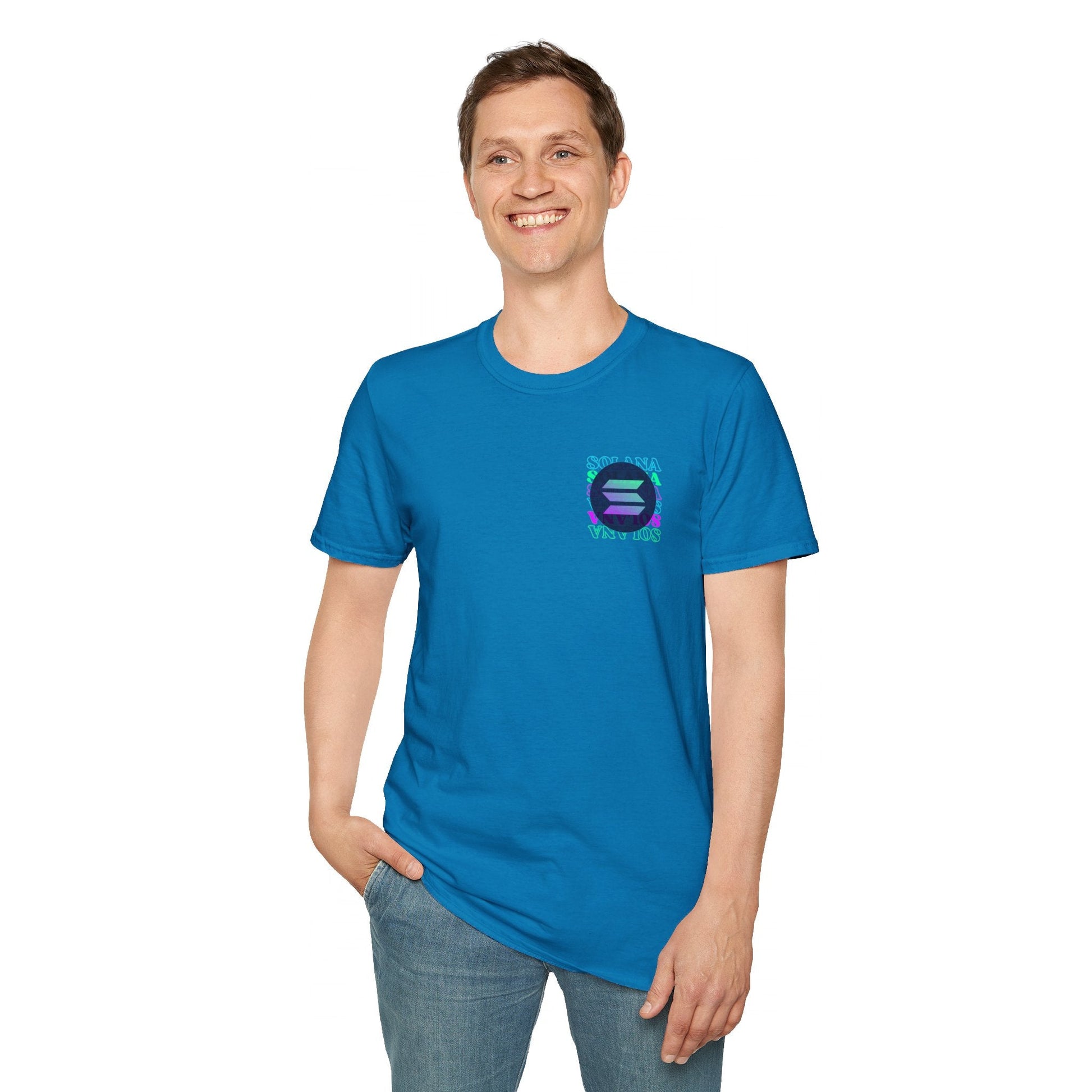 2 - sided Solana DKcolors Unisex T-Shirt by cypherpunkgear – cypherpunkgear.com | Cypherpunk Merch