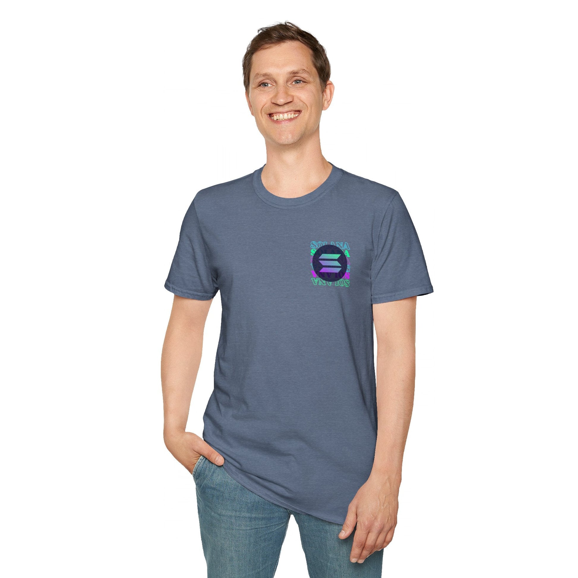 2 - sided Solana DKcolors Unisex T-Shirt by cypherpunkgear – cypherpunkgear.com | Cypherpunk Merch