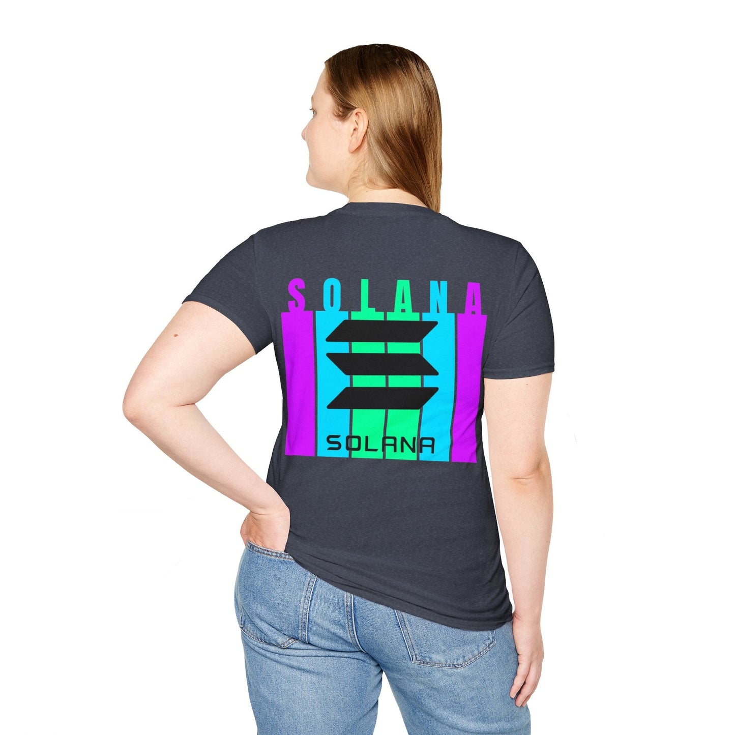 2 - sided Solana DKcolors Unisex T-Shirt by cypherpunkgear – cypherpunkgear.com | Cypherpunk Merch