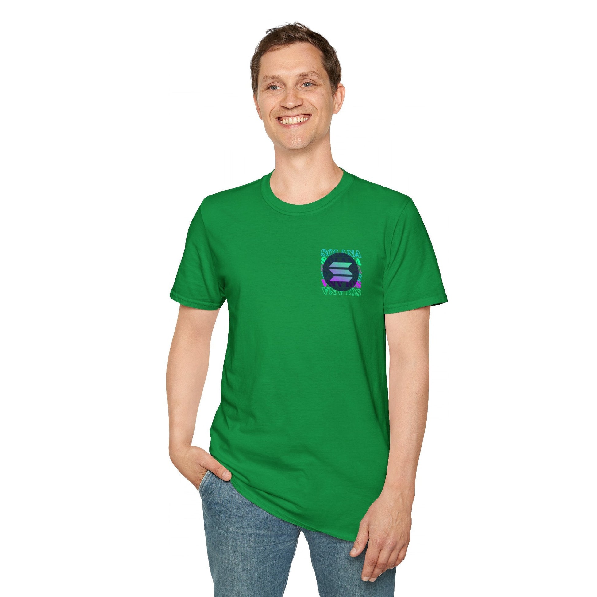 2 - sided Solana DKcolors Unisex T-Shirt by cypherpunkgear – cypherpunkgear.com | Cypherpunk Merch