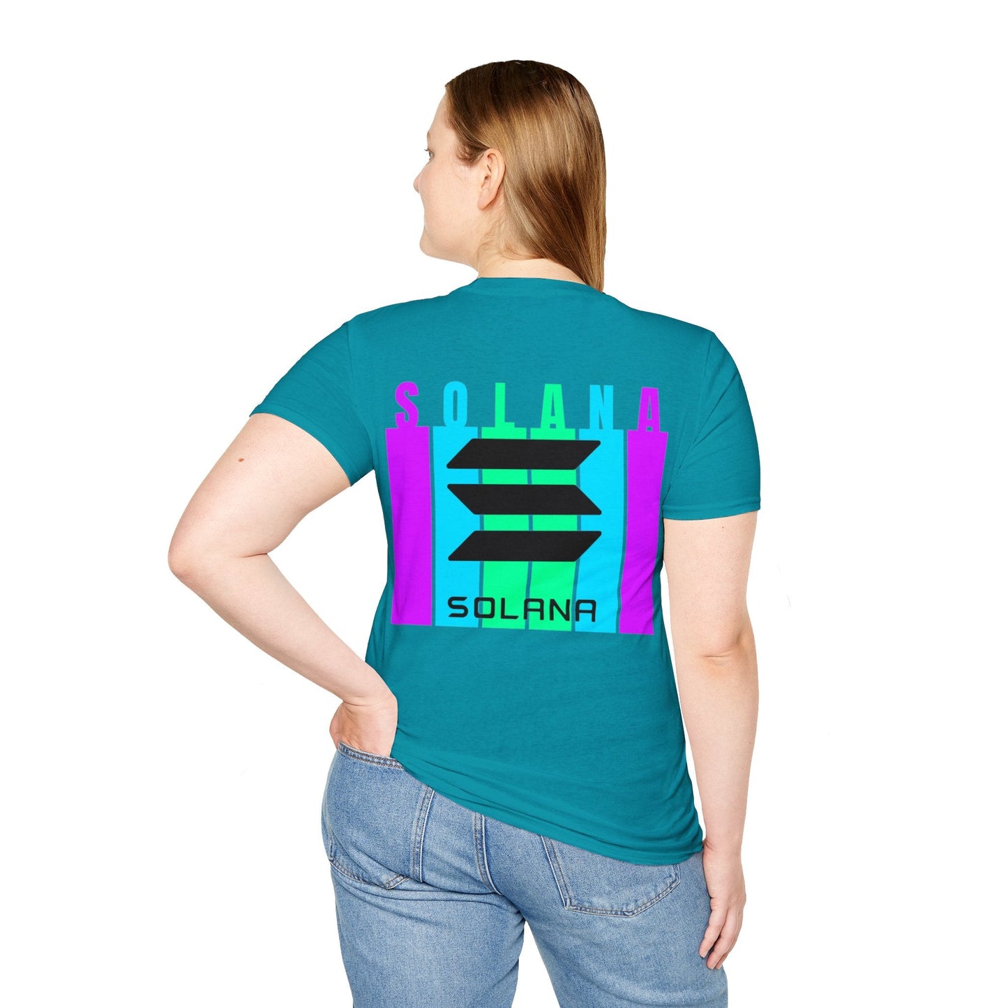 2 - sided Solana DKcolors Unisex T-Shirt by cypherpunkgear – cypherpunkgear.com | Cypherpunk Merch