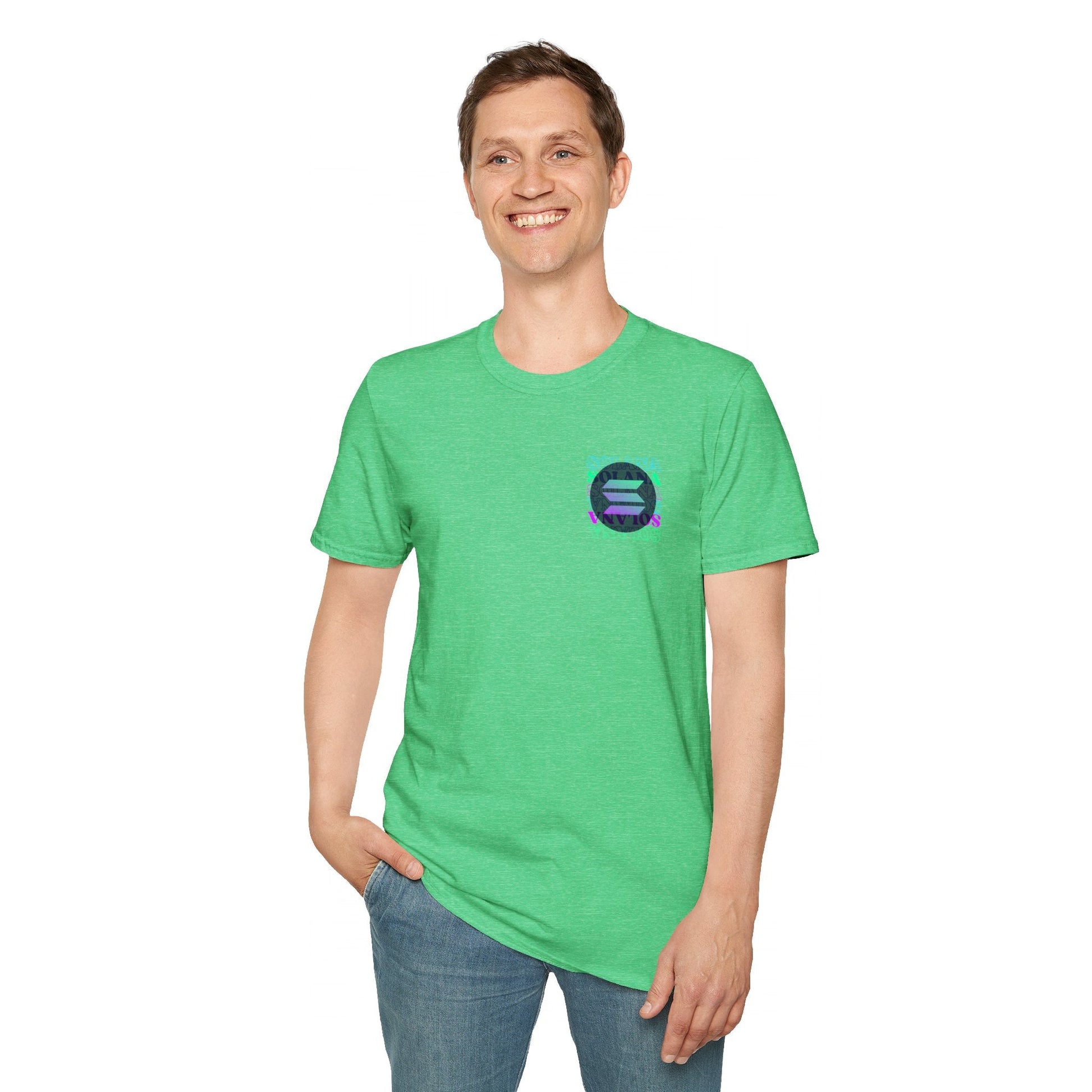 2 - sided Solana DKcolors Unisex T-Shirt by cypherpunkgear – cypherpunkgear.com | Cypherpunk Merch
