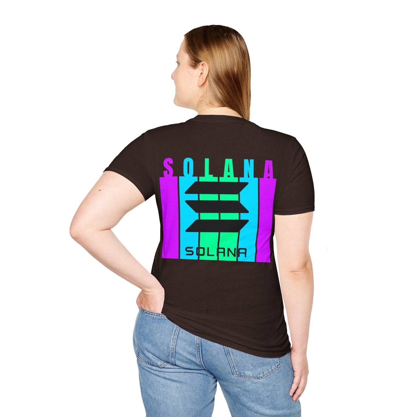 2 - sided Solana DKcolors Unisex T-Shirt by cypherpunkgear – cypherpunkgear.com | Cypherpunk Merch
