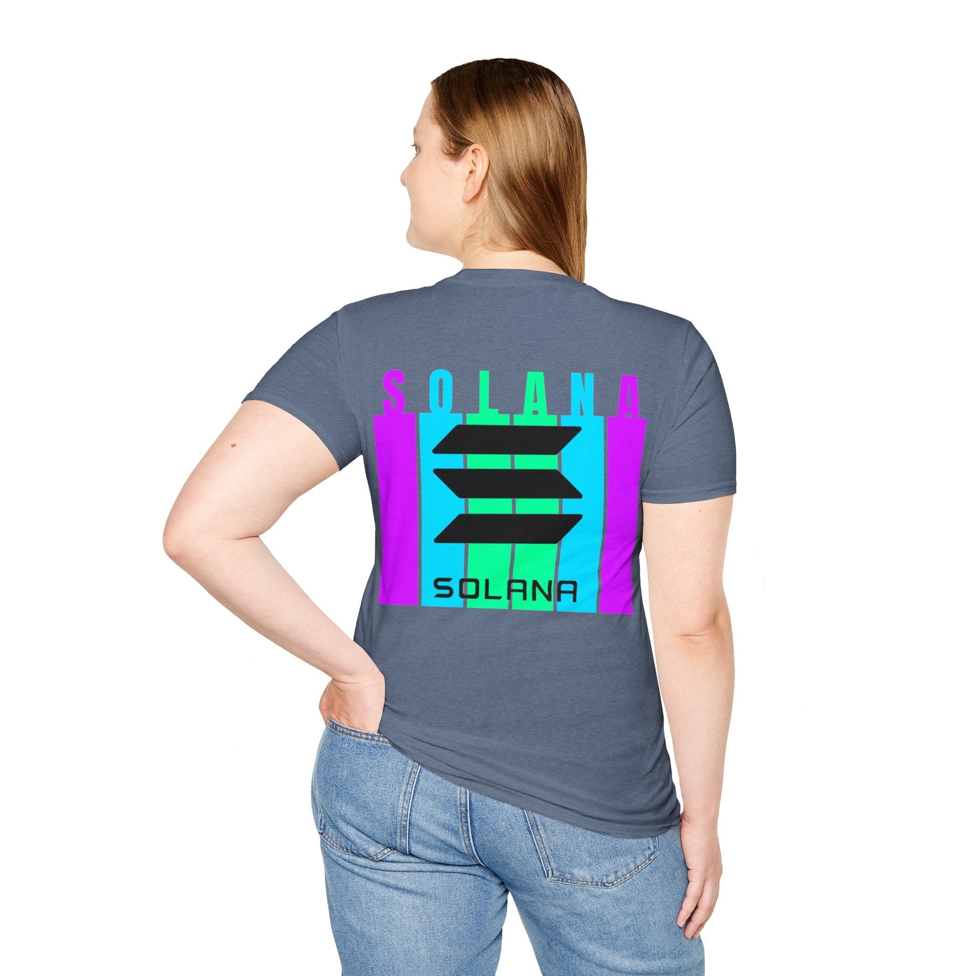 2 - sided Solana DKcolors Unisex T-Shirt by cypherpunkgear – cypherpunkgear.com | Cypherpunk Merch
