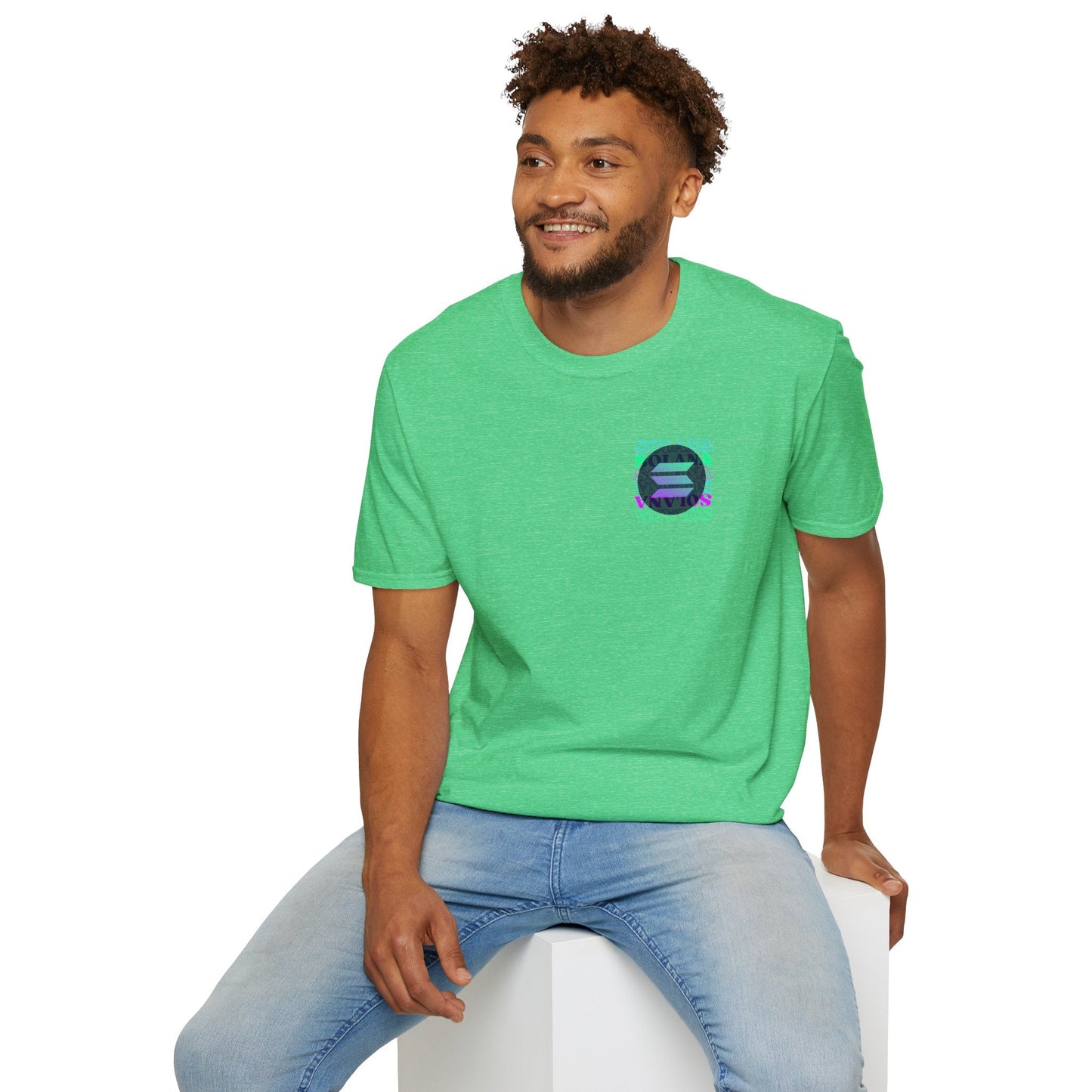 2 - sided Solana DKcolors Unisex T-Shirt by cypherpunkgear – cypherpunkgear.com | Cypherpunk Merch