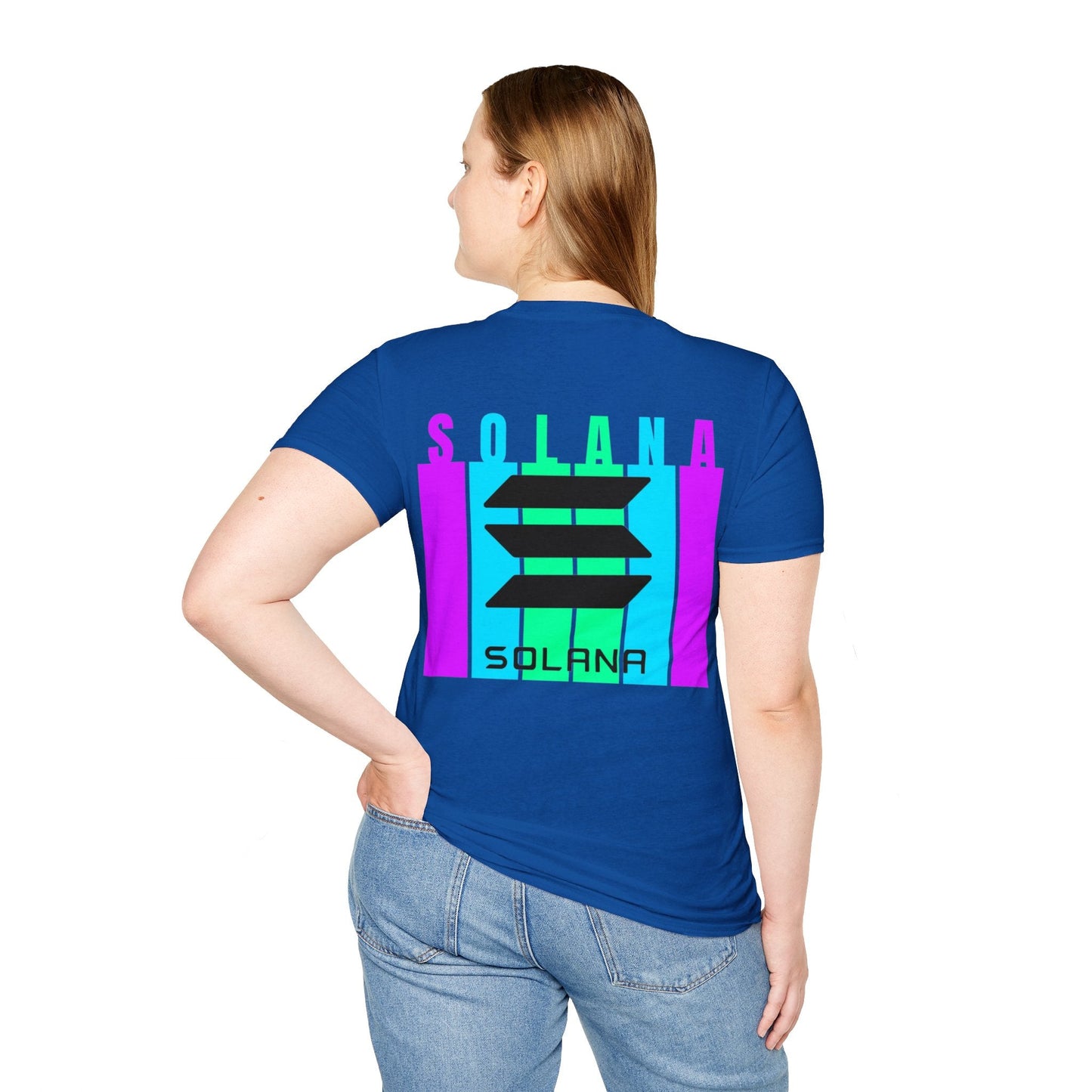 2 - sided Solana DKcolors Unisex T-Shirt by cypherpunkgear – cypherpunkgear.com | Cypherpunk Merch