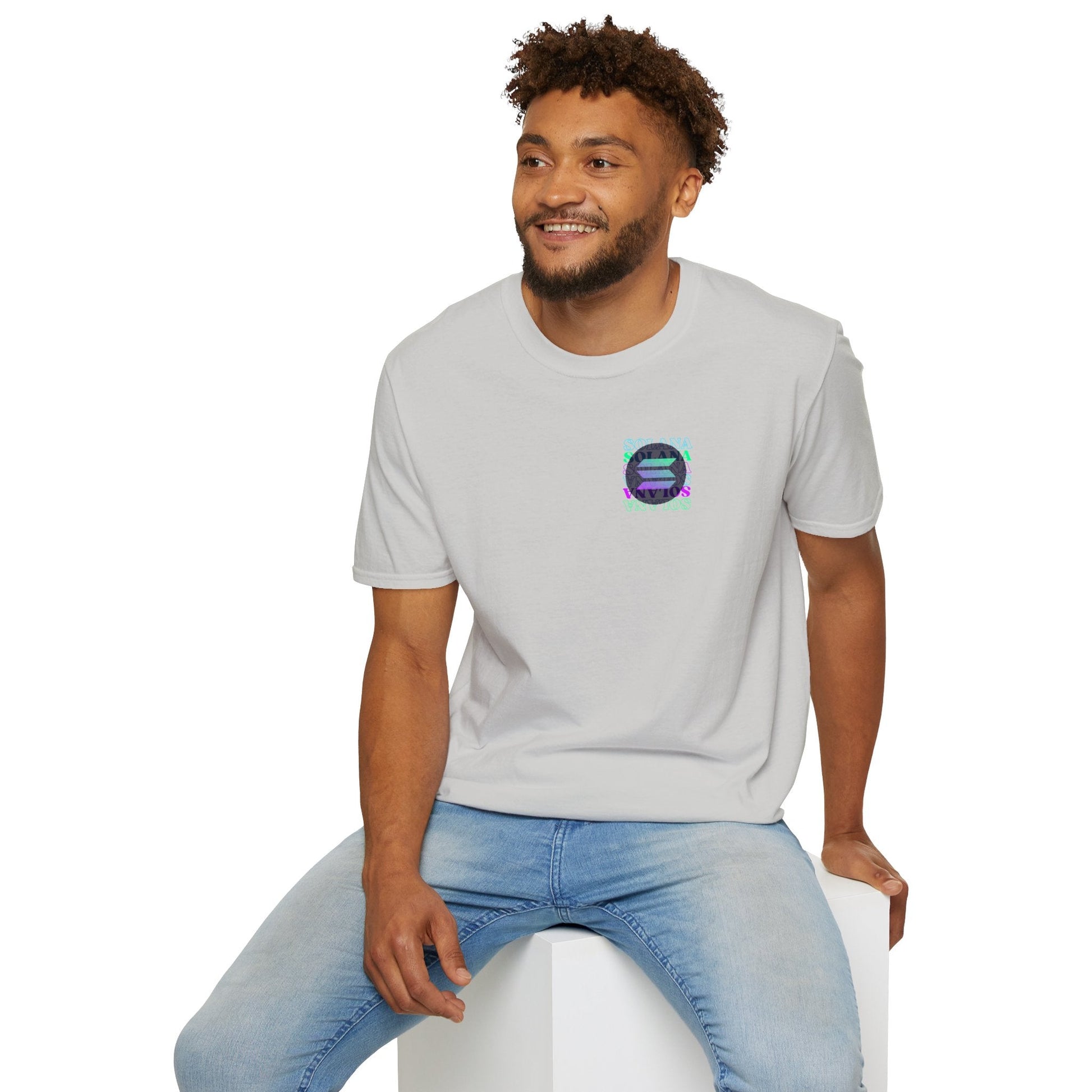 2 - sided Solana LTcolors Unisex T-Shirt by cypherpunkgear – cypherpunkgear.com | Cypherpunk Merch