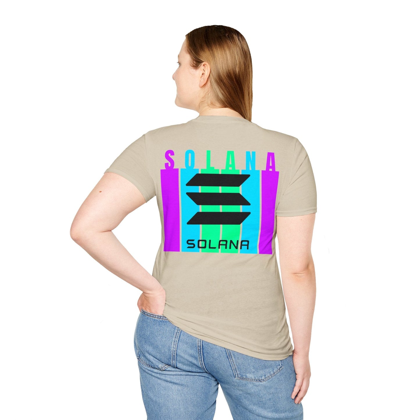 2 - sided Solana LTcolors Unisex T-Shirt by cypherpunkgear – cypherpunkgear.com | Cypherpunk Merch