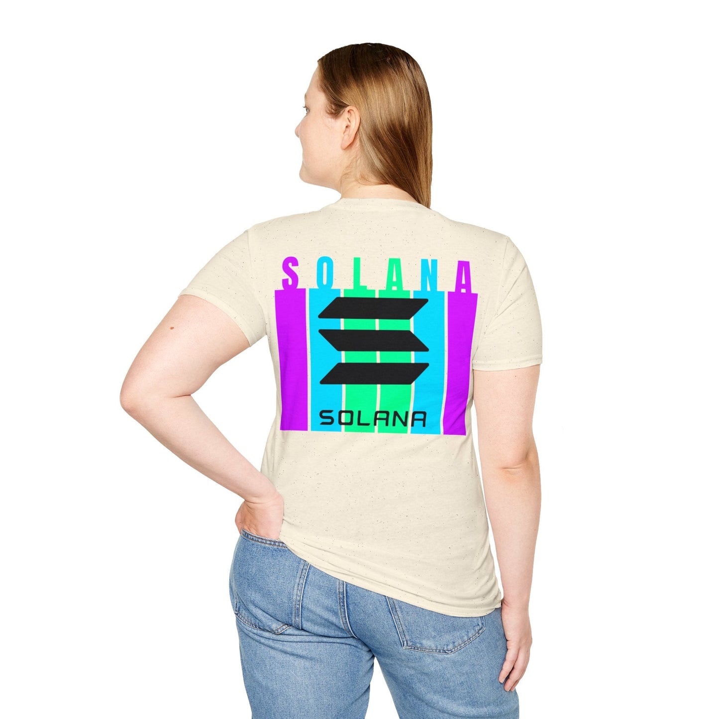2 - sided Solana LTcolors Unisex T-Shirt by cypherpunkgear – cypherpunkgear.com | Cypherpunk Merch