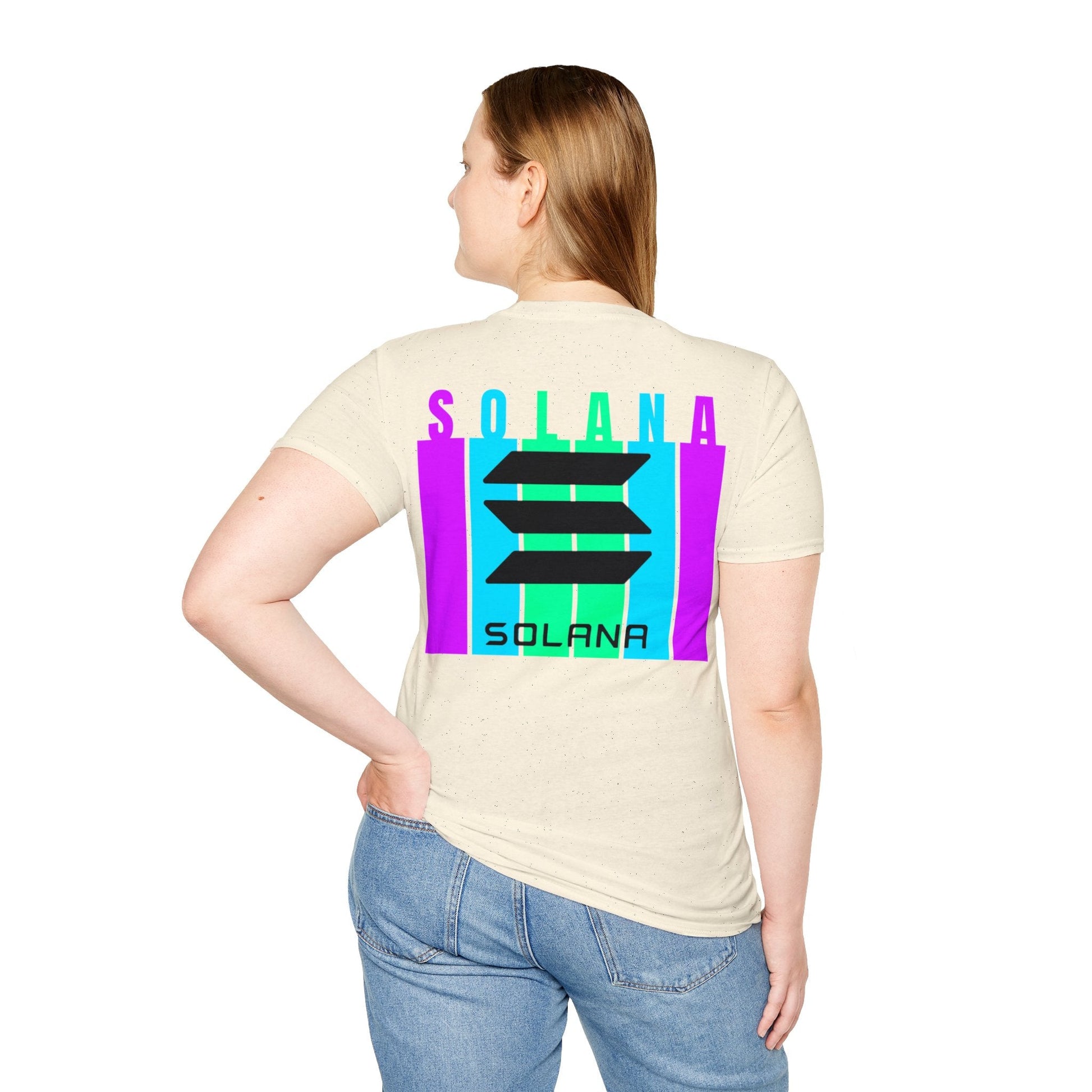 2 - sided Solana LTcolors Unisex T-Shirt by cypherpunkgear – cypherpunkgear.com | Cypherpunk Merch