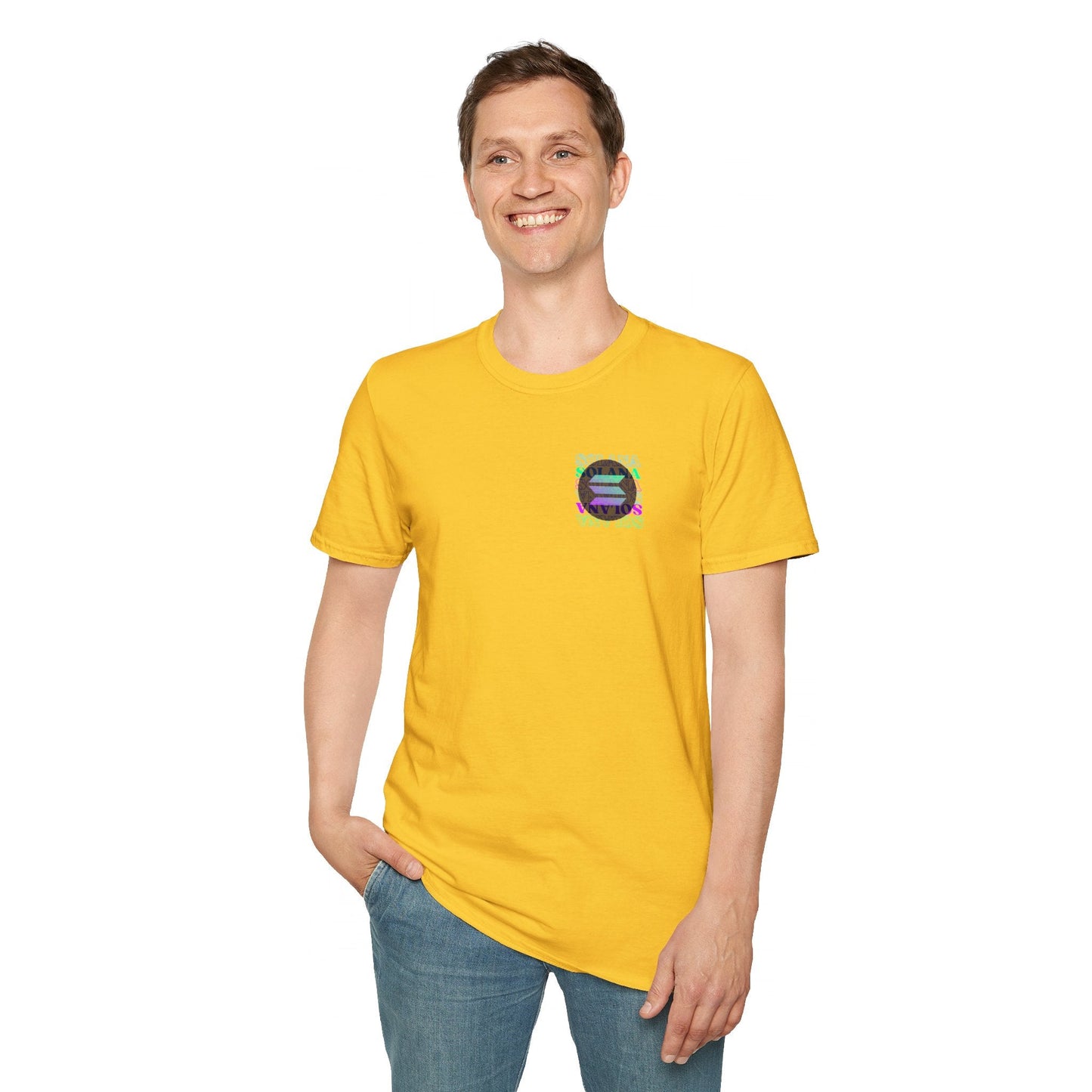 2 - sided Solana LTcolors Unisex T-Shirt by cypherpunkgear – cypherpunkgear.com | Cypherpunk Merch