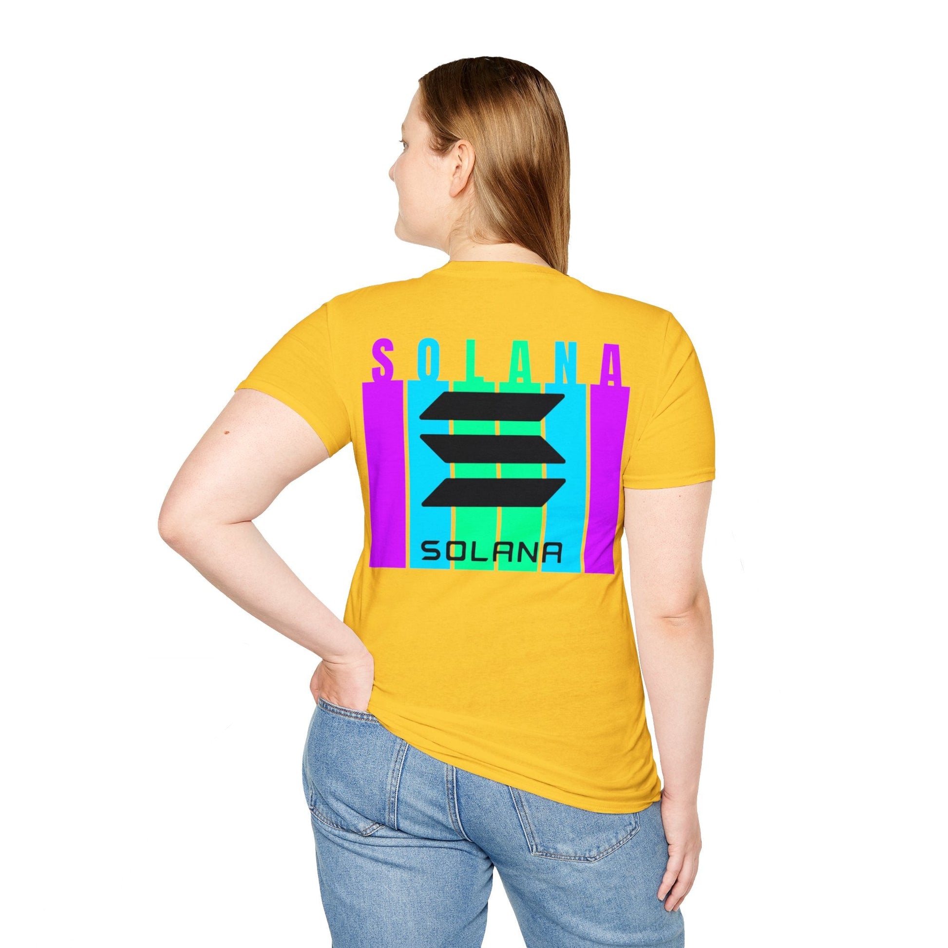 2 - sided Solana LTcolors Unisex T-Shirt by cypherpunkgear – cypherpunkgear.com | Cypherpunk Merch