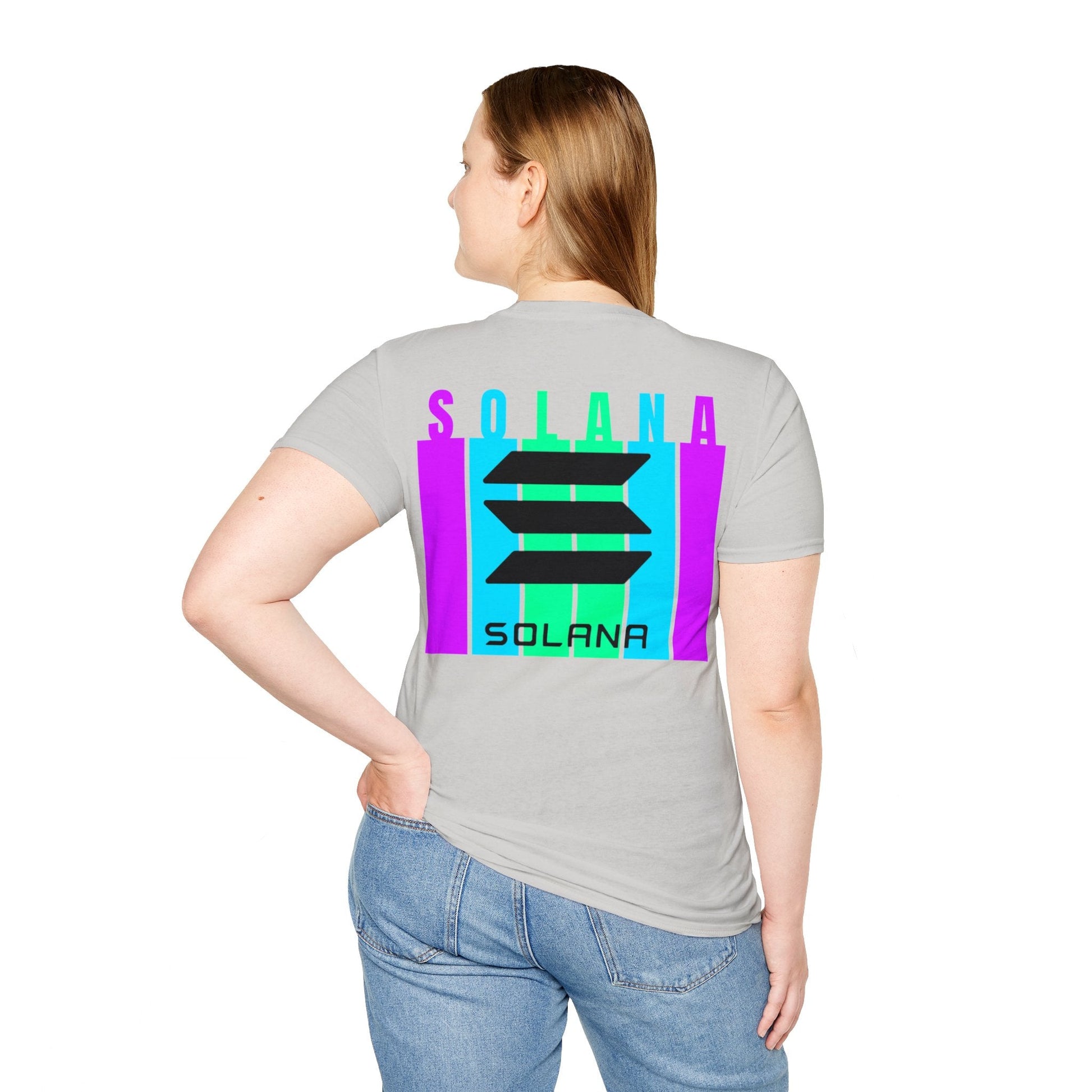 2 - sided Solana LTcolors Unisex T-Shirt by cypherpunkgear – cypherpunkgear.com | Cypherpunk Merch