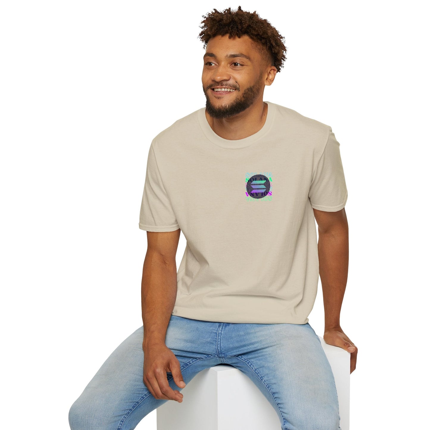 2 - sided Solana LTcolors Unisex T-Shirt by cypherpunkgear – cypherpunkgear.com | Cypherpunk Merch