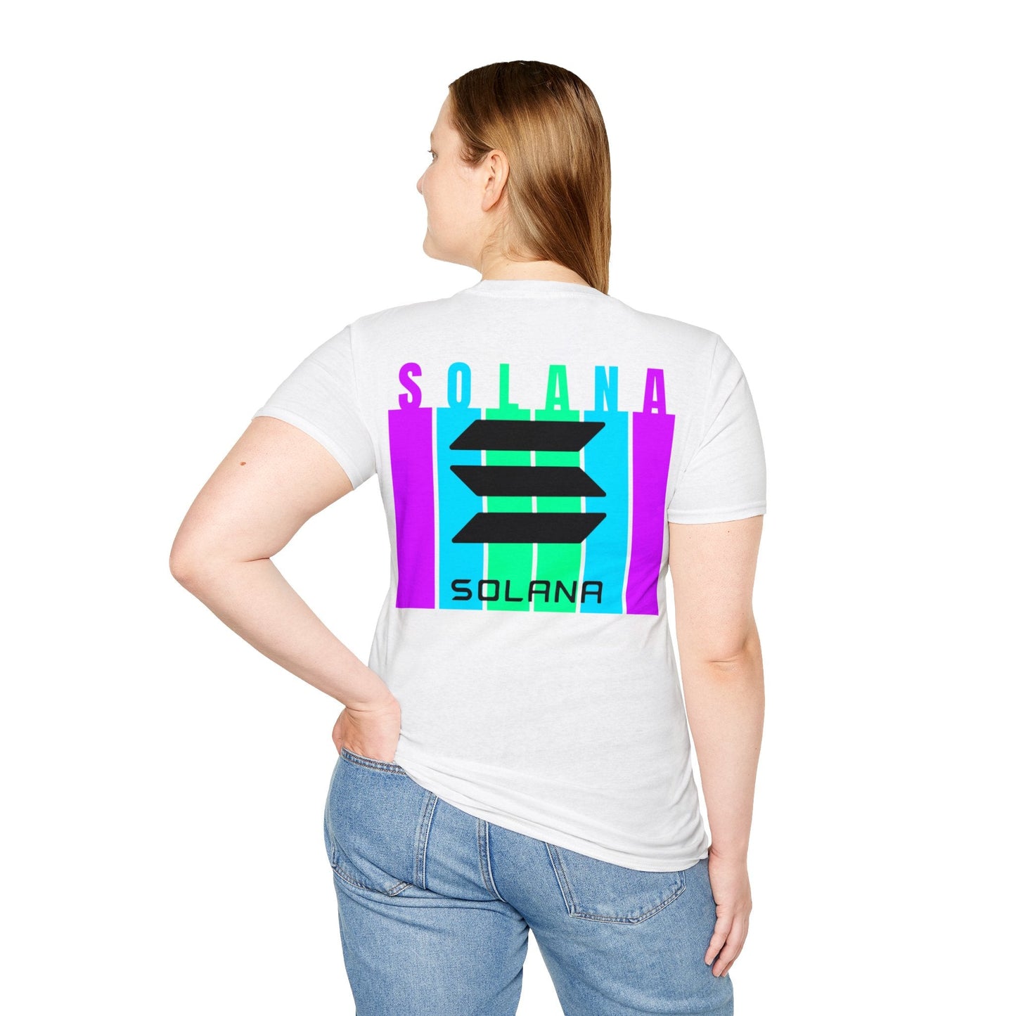 2 - sided Solana LTcolors Unisex T-Shirt by cypherpunkgear – cypherpunkgear.com | Cypherpunk Merch