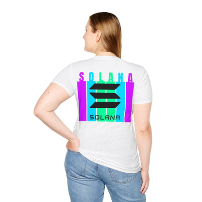 2 - sided Solana LTcolors Unisex T-Shirt by cypherpunkgear – cypherpunkgear.com | Cypherpunk Merch