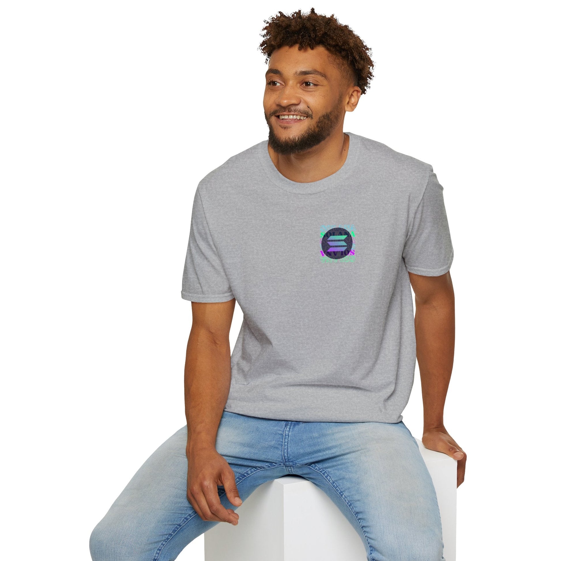 2 - sided Solana LTcolors Unisex T-Shirt by cypherpunkgear – cypherpunkgear.com | Cypherpunk Merch