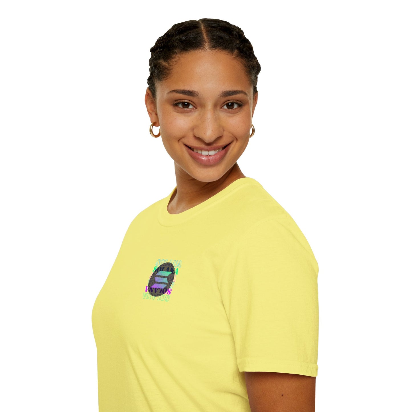 2 - sided Solana LTcolors Unisex T-Shirt by cypherpunkgear – cypherpunkgear.com | Cypherpunk Merch
