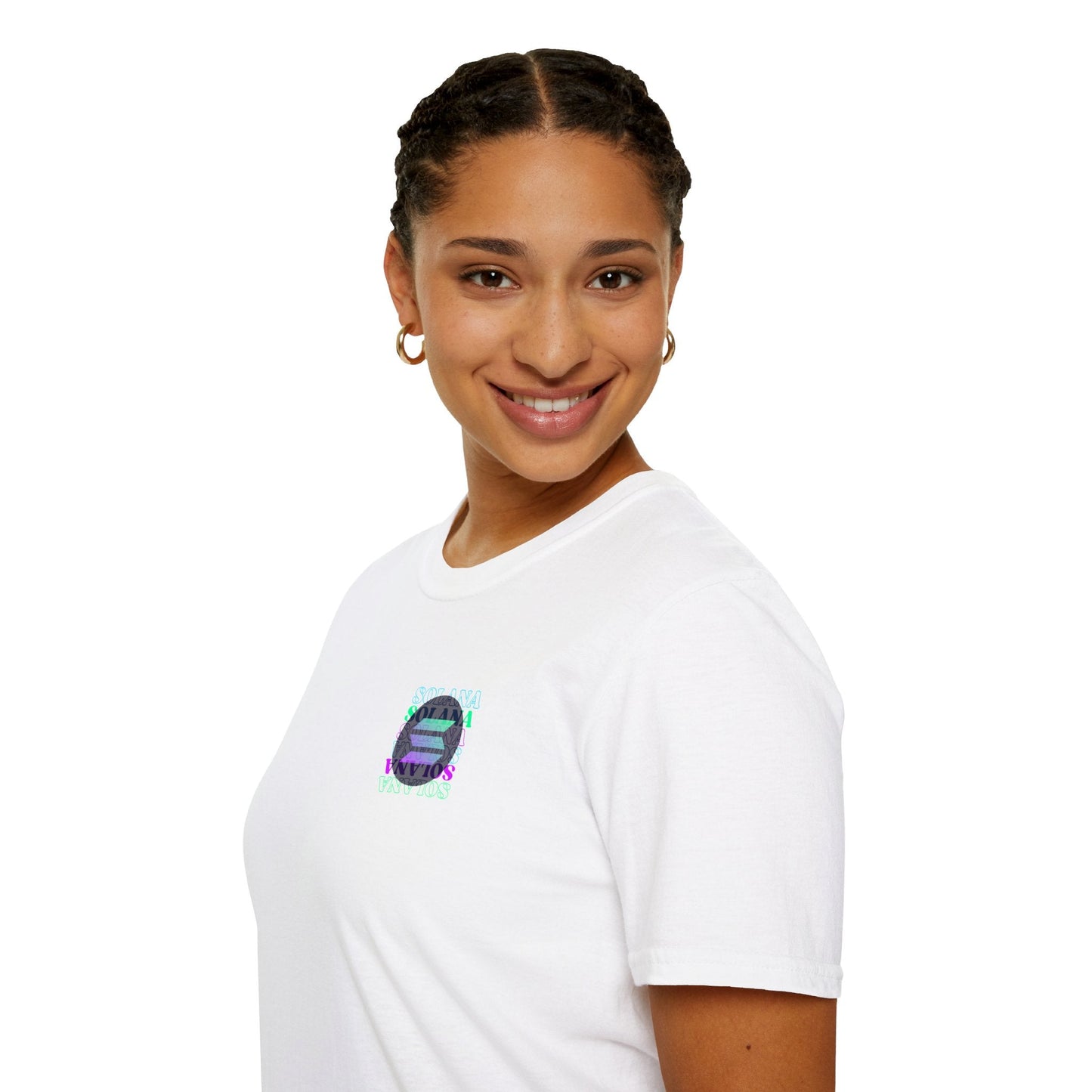 2 - sided Solana LTcolors Unisex T-Shirt by cypherpunkgear – cypherpunkgear.com | Cypherpunk Merch